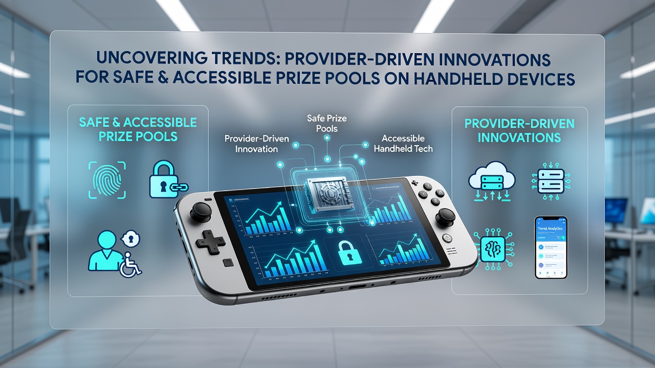 Mobile screen showing accessible prize pool dashboard with adaptive design features
